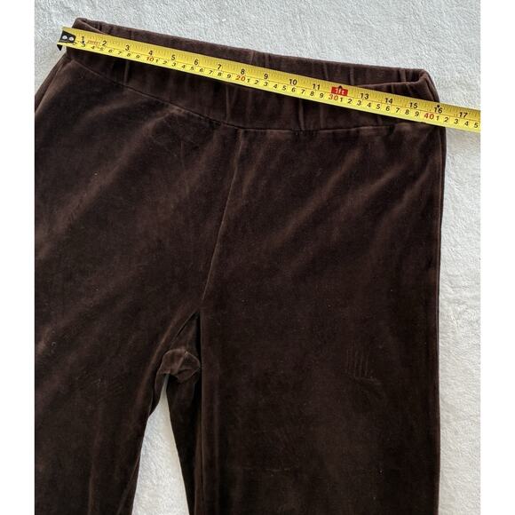 JONES NEW YORK Womens 2 Piece Velour Jogging Track Suit Pants Jacket Large Brown - Picture 11 of 12